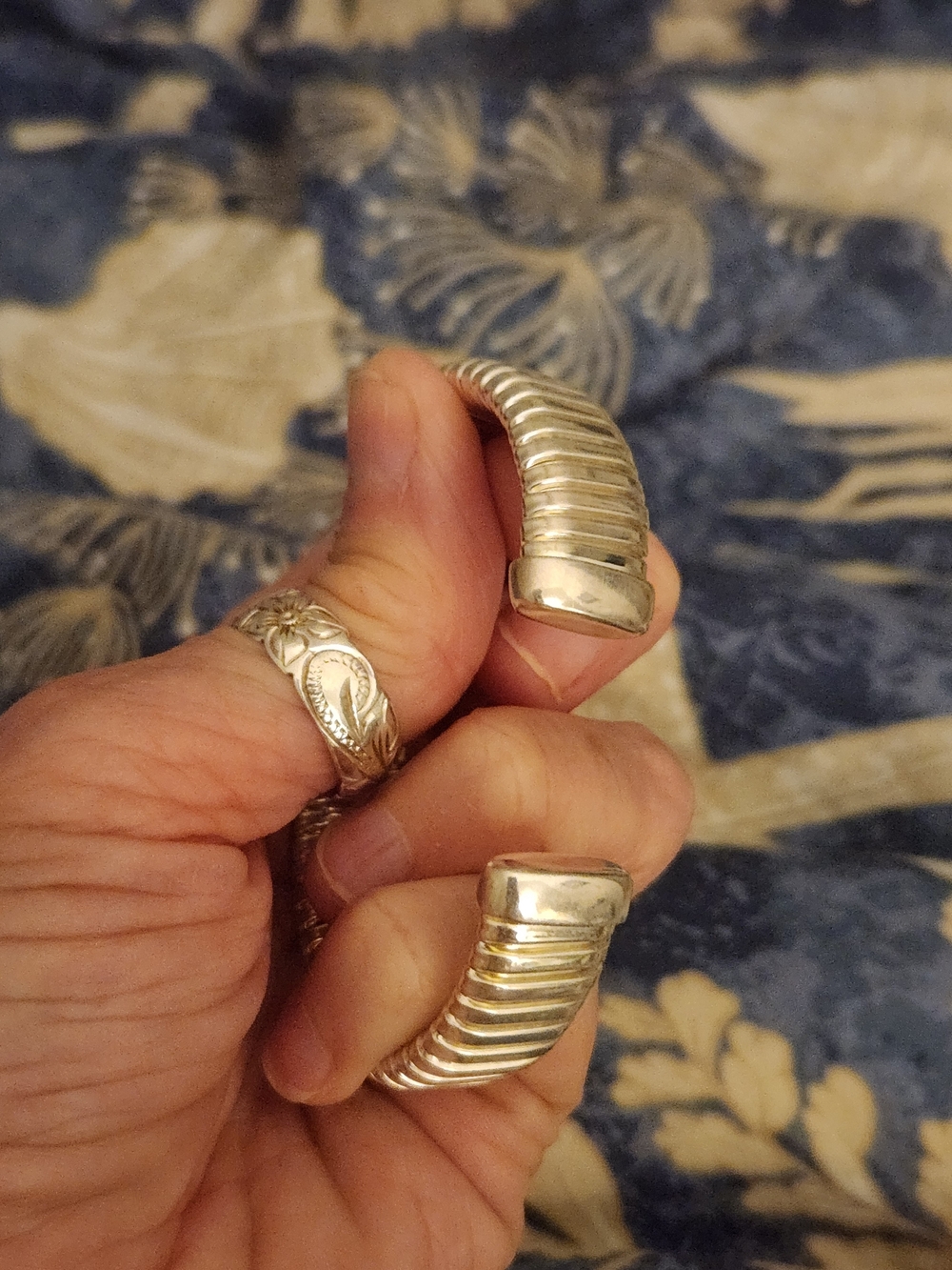 Milor 925 Silver Cuff  Bracelet With Flex - Picture 8 of 13